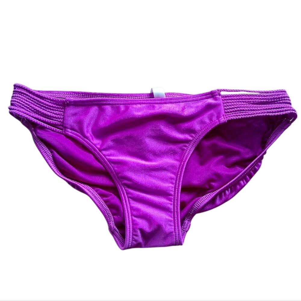 NWT Seafolly Shimmer Spaghetti Hipster Purple Size 6